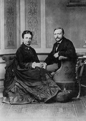 Krafft-Ebing com sua esposa