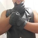 My Black Leather Vest