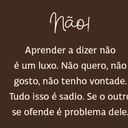 O poder do NÃO!