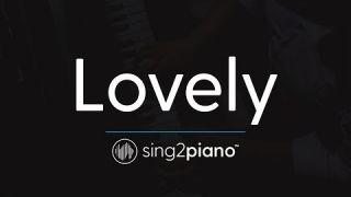 Lovely (Piano Karaoke Instrumental) Billie Eilish & Khalid